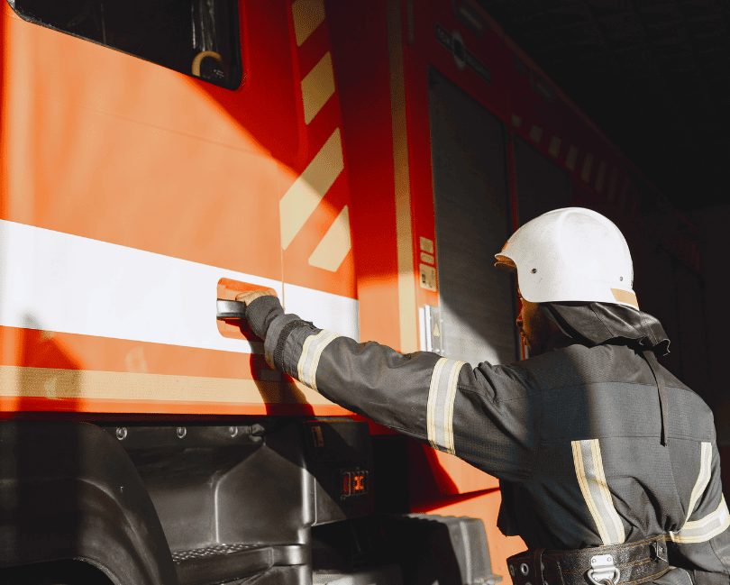 Emergency board-up crew