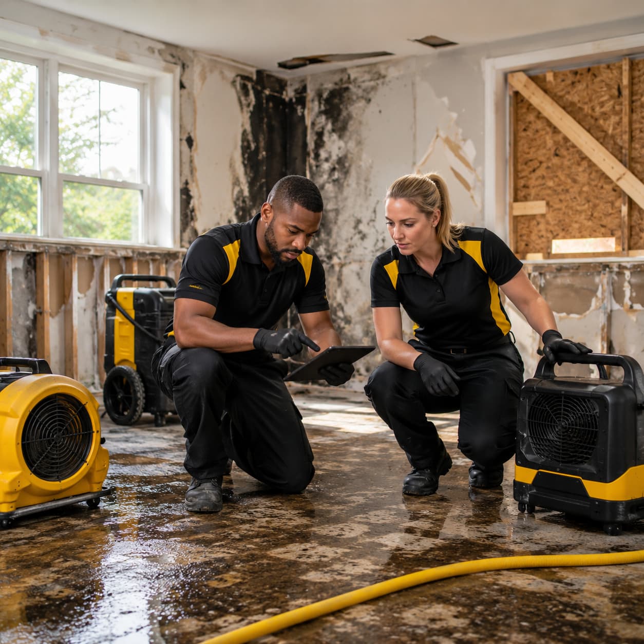 Emergency water damage response