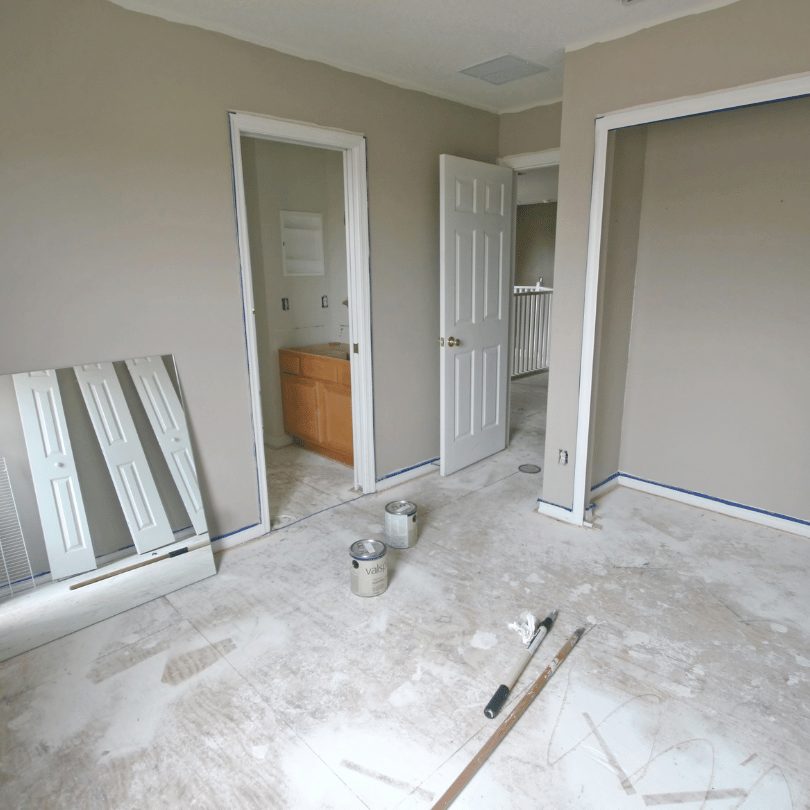 Interior room remodeling