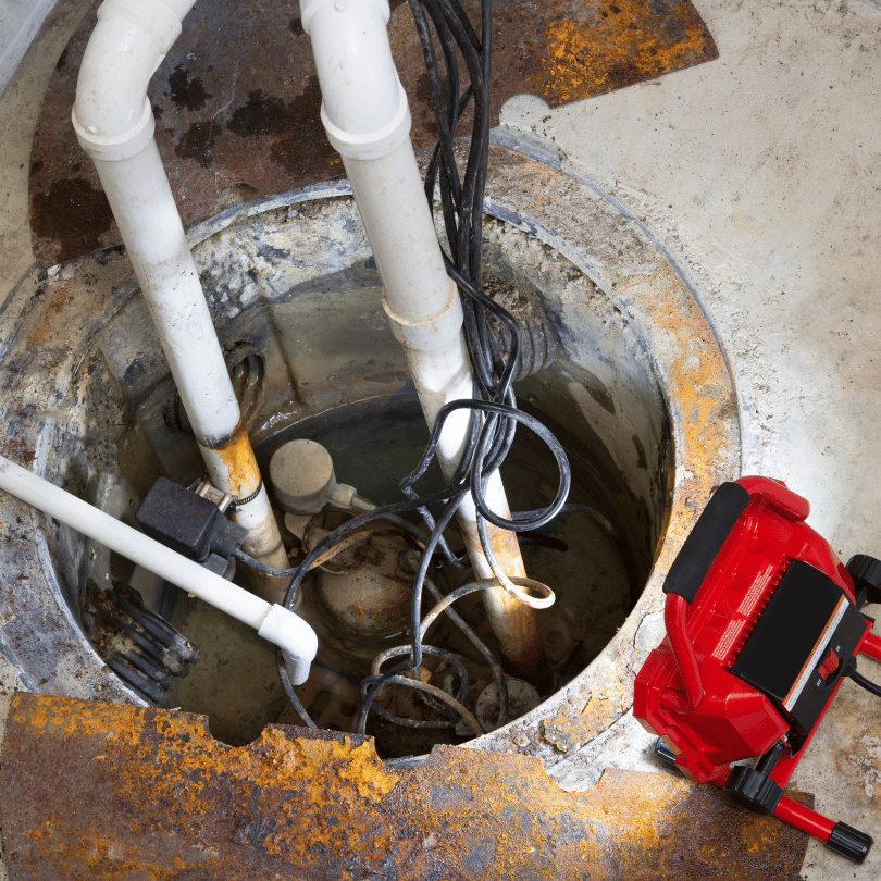 Sump pump installation